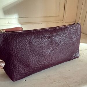 Portland Leather Goods Utility Pouch in Plum